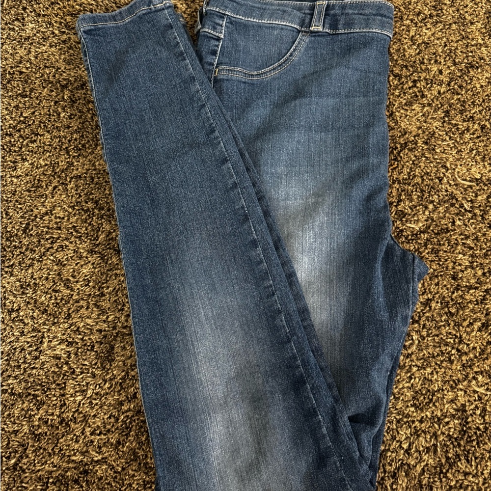 FITJEANS Blue Skinny Jeans with Subtle Fading